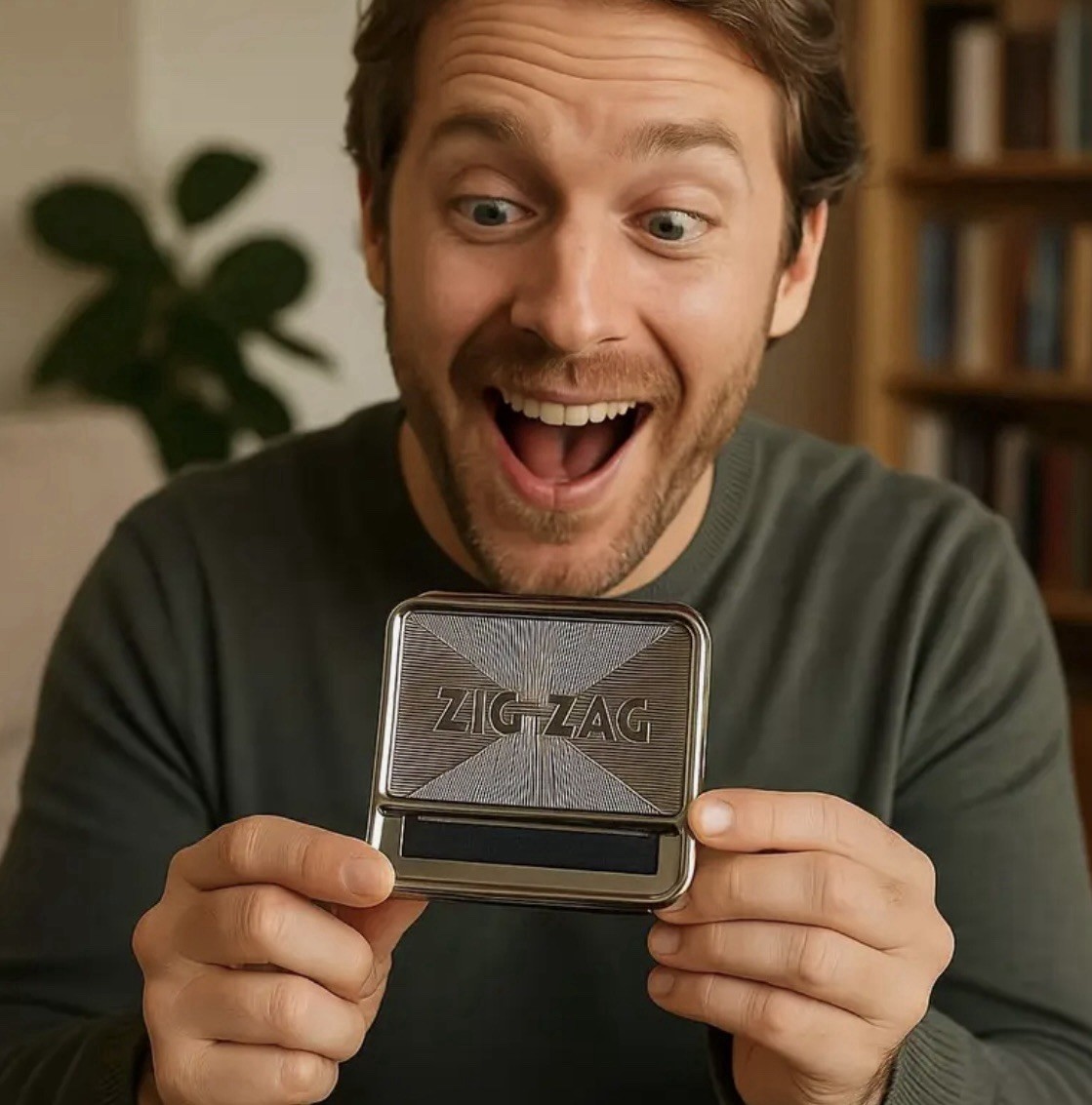 Zig-Zag Metal Cigarette Rolling Machine 70mm Easy Automatic Tobacco Roller BN