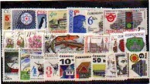 CZECHOSLOVAKIA Mint Never Hinged Stamp Collection 25 Different $35.00 +  Retail