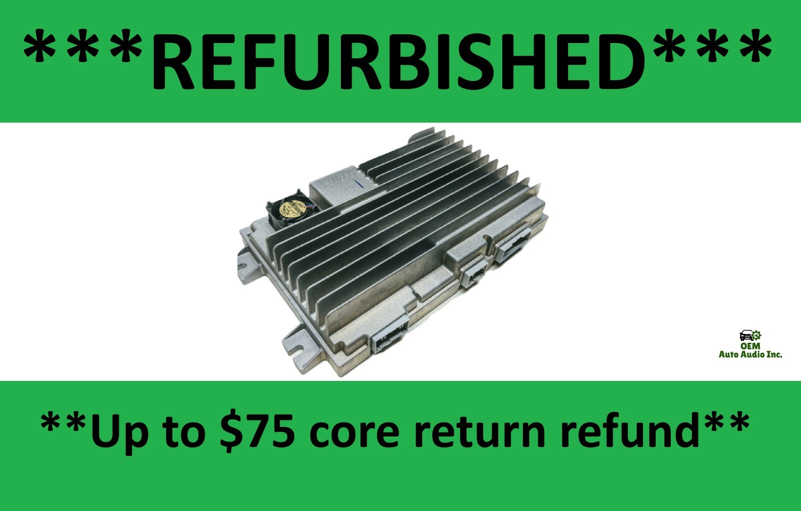 EJ7T-18T806-AG Lincoln MKC Lear THX amplifier *Remanufactured* amp core REFUND $