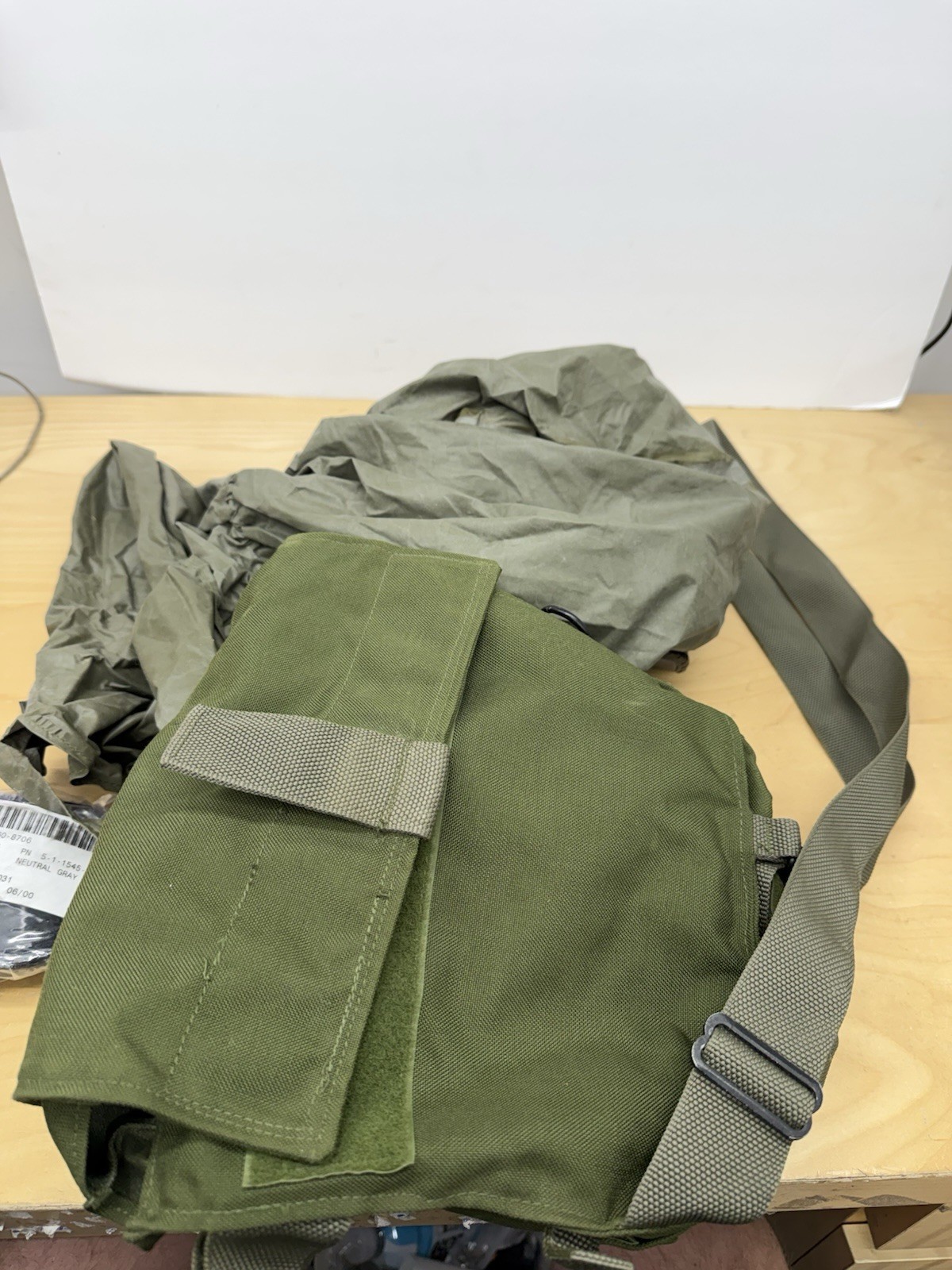 US Military M40/M42 Series Chemical Biological Gas Mask Hood Bag Case & Parts