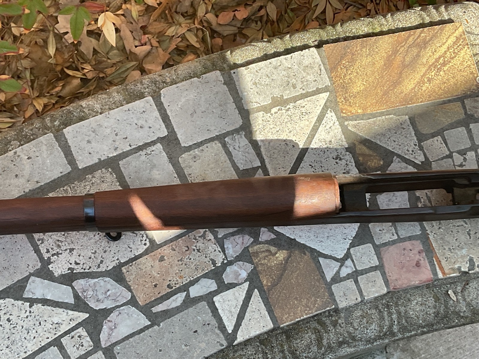 Remington 1903A3 stock, handguard, hardware as shown. Cartouches