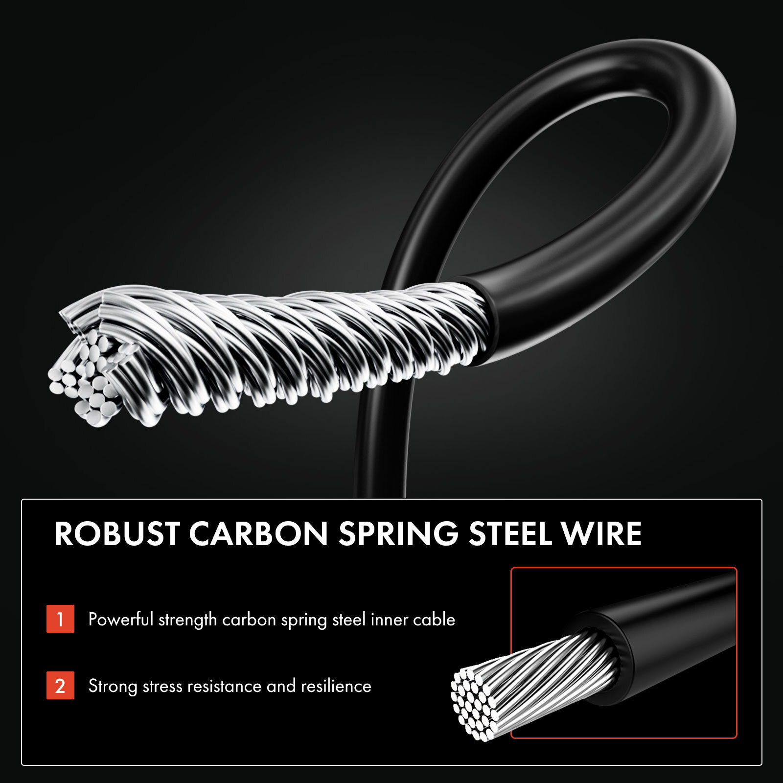 Intermediate Parking Brake Cable for Chevrolet Silverado 1500 GMC Sierra 1500