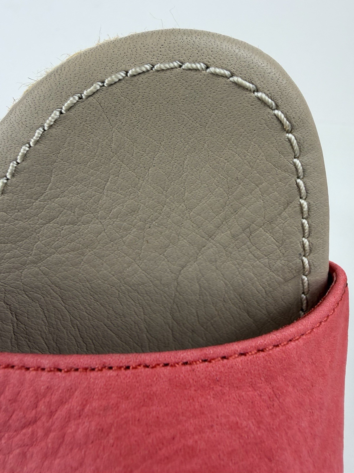 UGG Womens 10 Wedge Sandals Atasha Stripe Coral Ankle Strap Espadrille