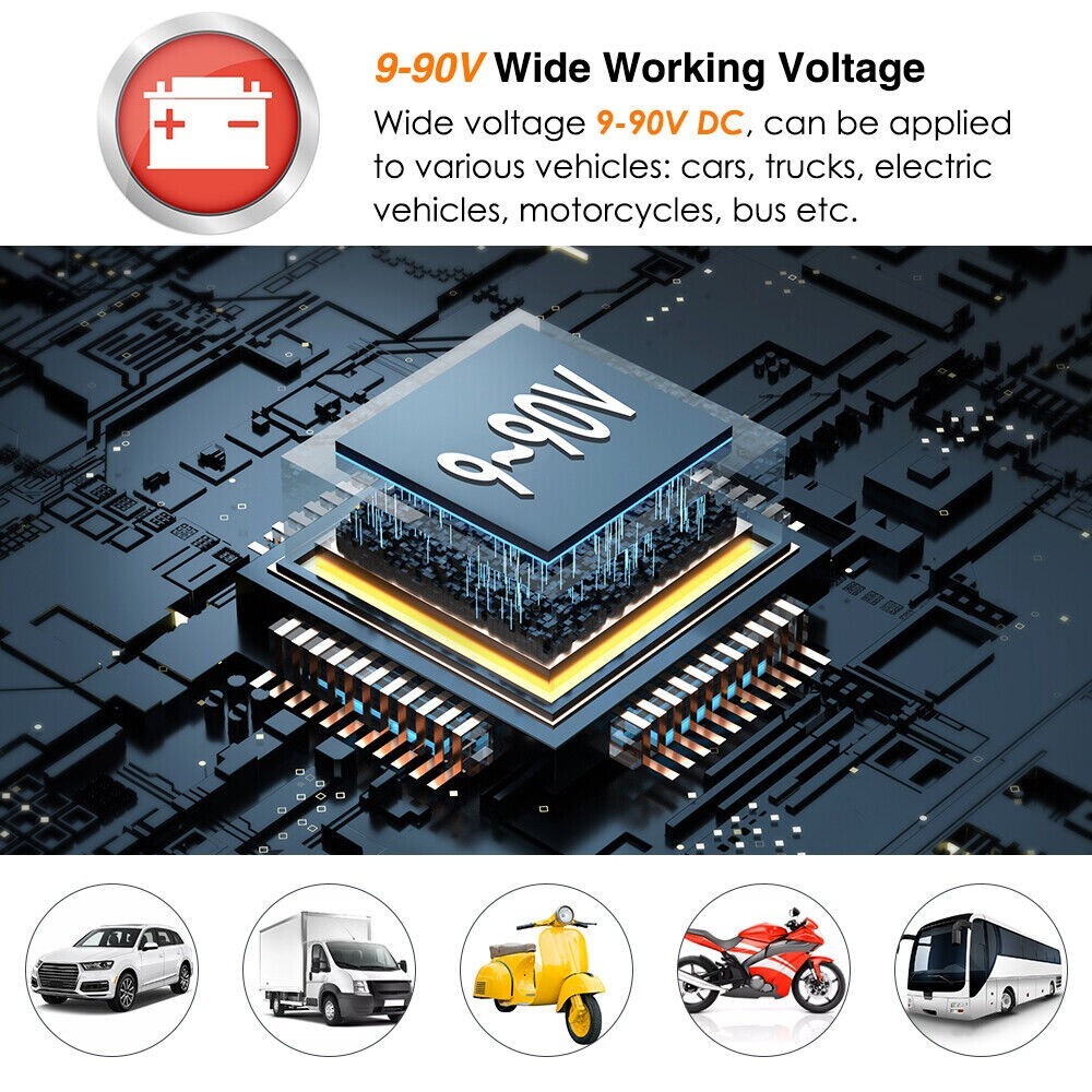 C13 Car Tracking Relay GPS Tracker Anti-theft Real Time Device Locator - 4G lte