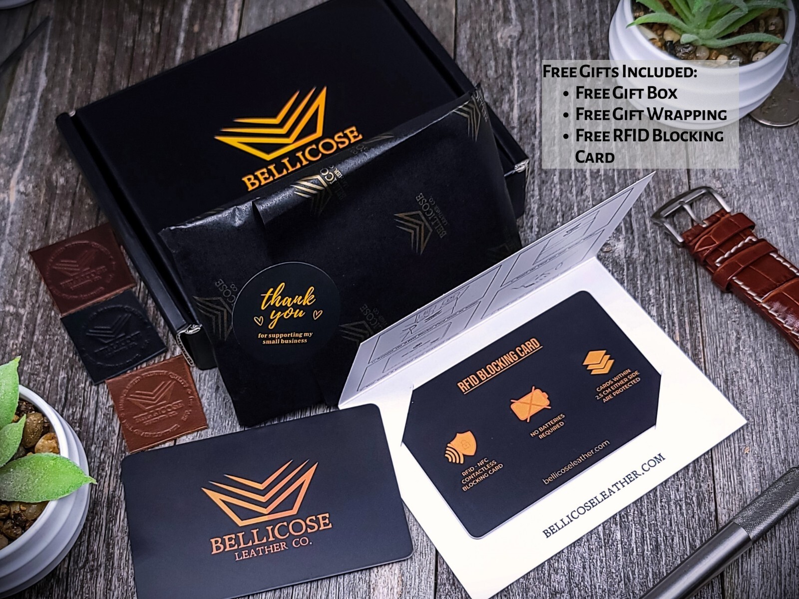 Bellicose Handmade Full Grain Leather Wallet for Men, New