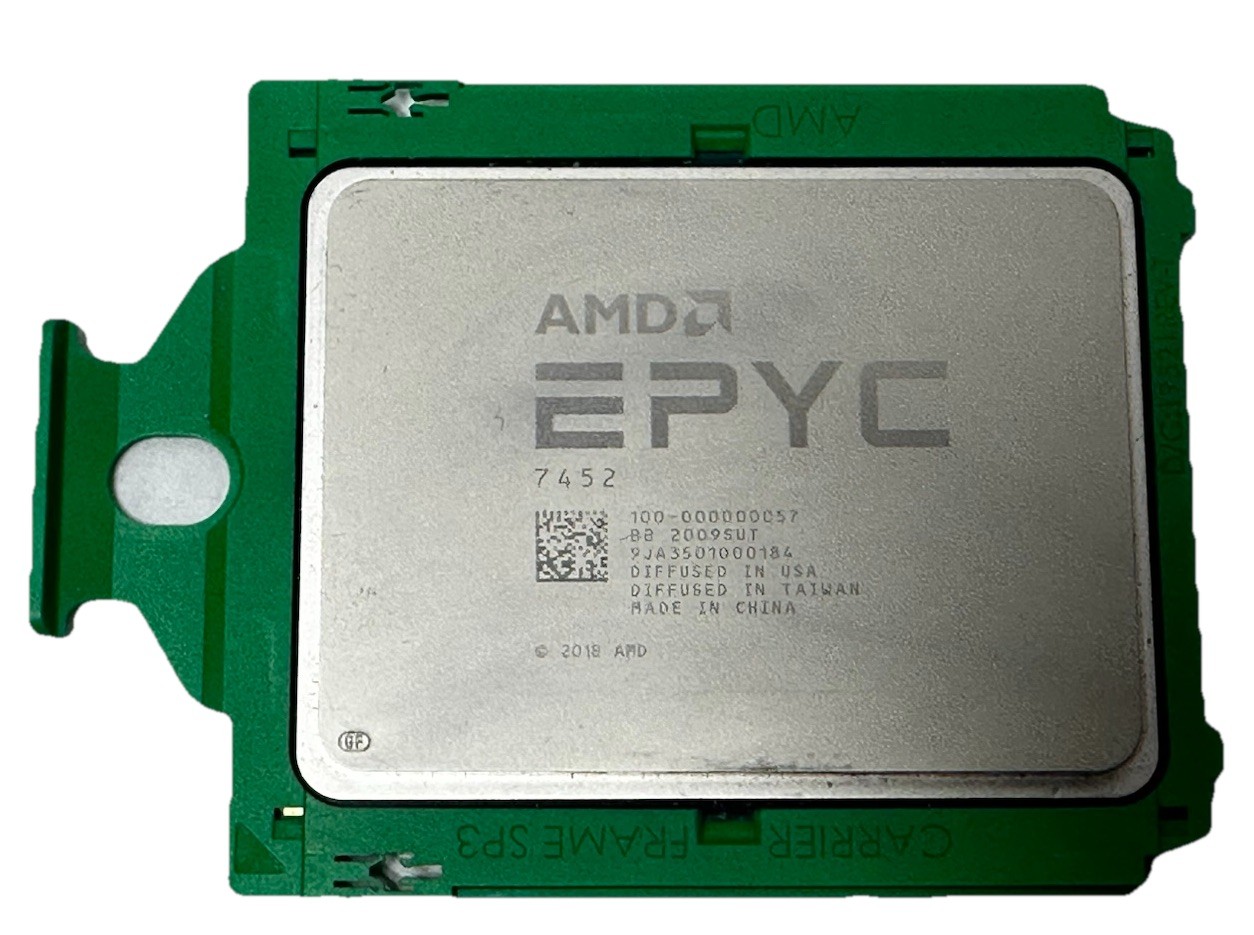 AMD EPYC 7452 32-Core 2.35Ghz 128MB Rome 7002 CPU Server Processor - Unlocked