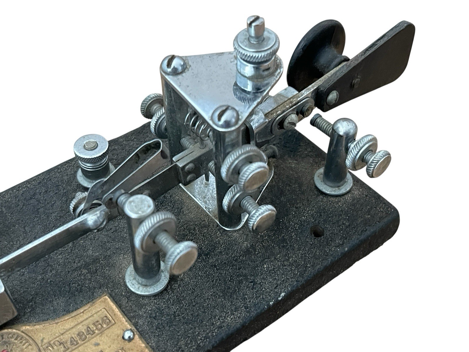 Vibroplex Champion Bug Morse Code Telegraph Key SN 148456 Ham Radio 1939-40s