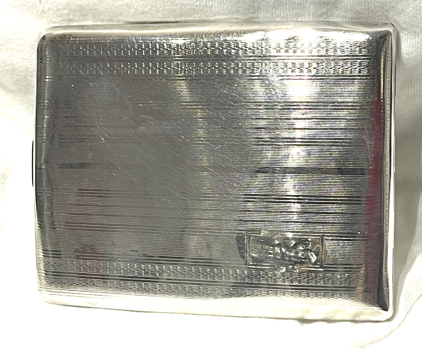 Sterling Silver Cigarette Case ~ 100.1 Grams☚☚☚☚👀