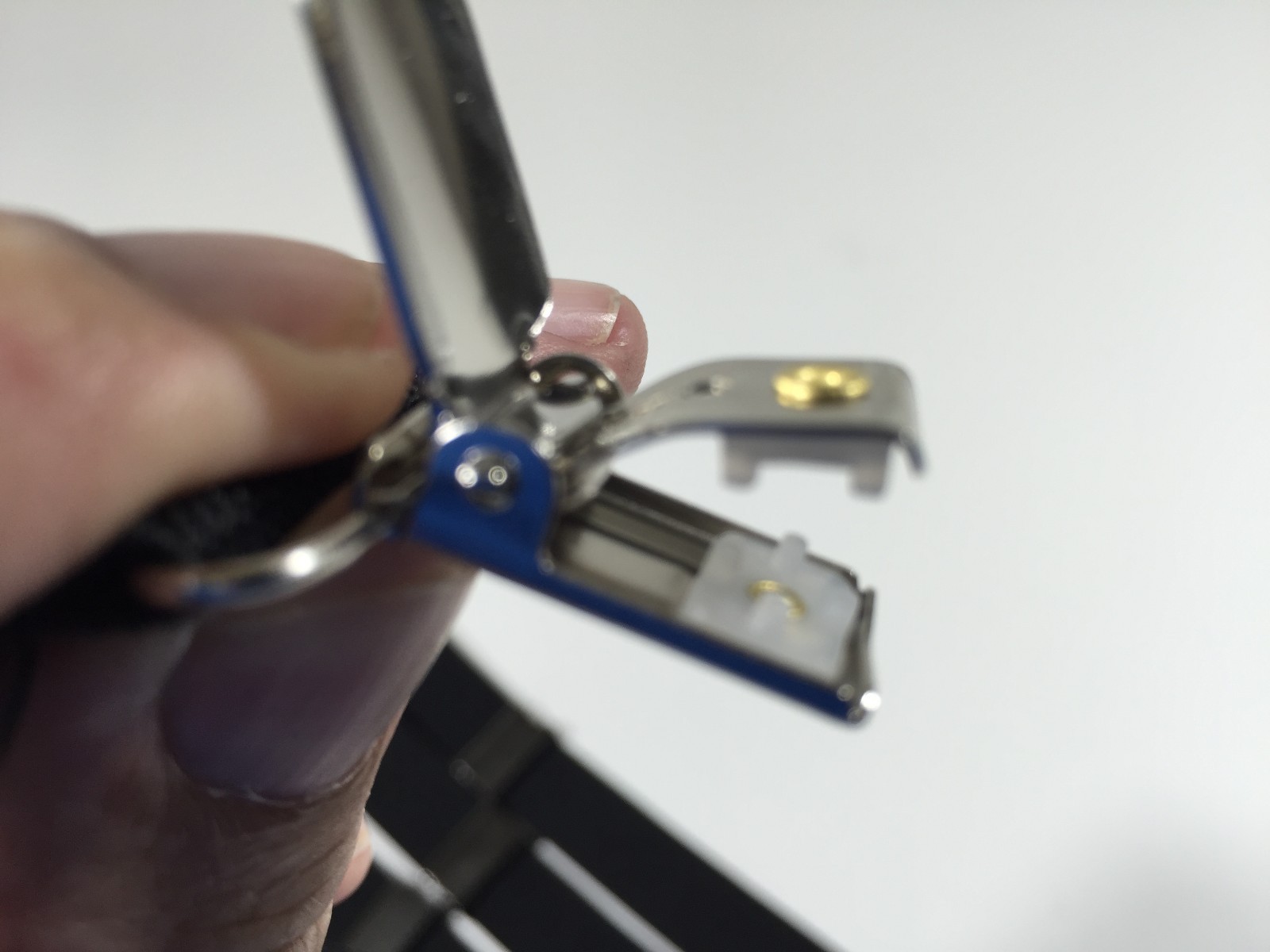 Military 4pk Shirt Stay Garters With Gator Clip BLACK Made in USA