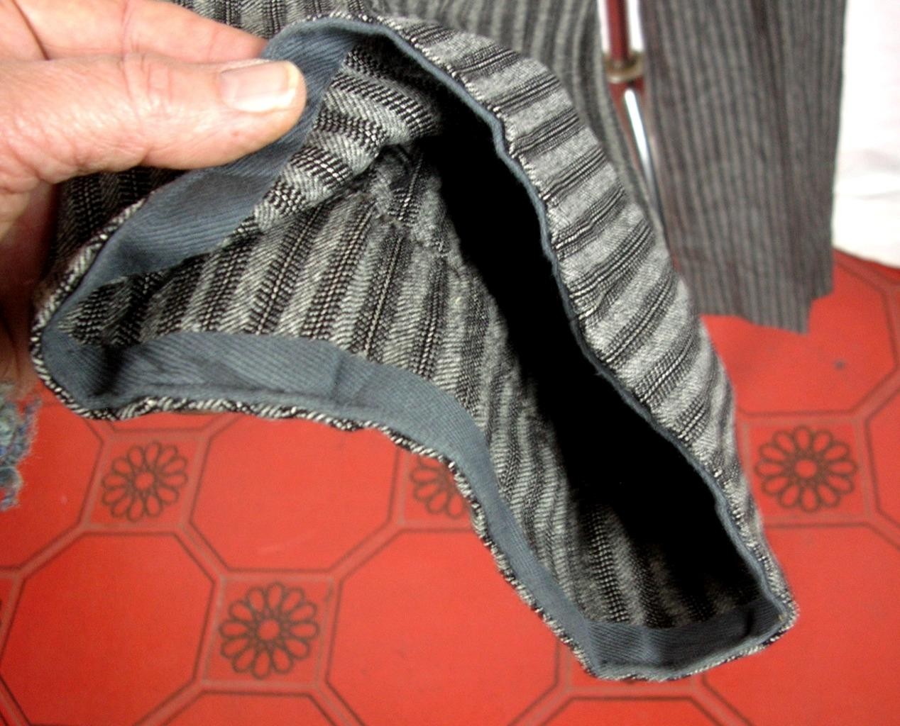 VINTAGE 1930 ITALY PRANDONI DI G.B. ROSTI PINSTRIPE BESPOKE TROUSERS PANTS