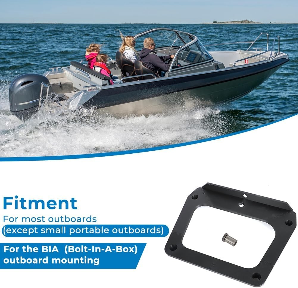 Fit BIA Outboard Boat Motor Engine Mounting Drilling Template 1/2" Drill Bushing