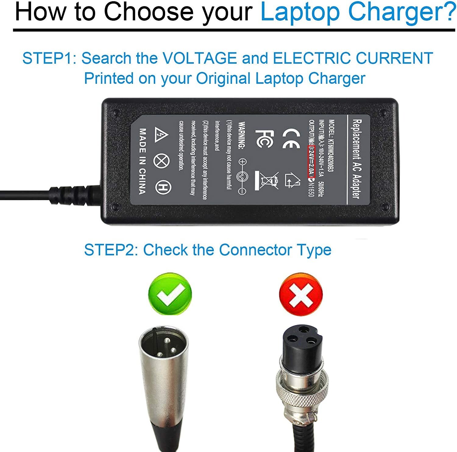 24V 2A Scooter Battery Charger for Pride Mobility