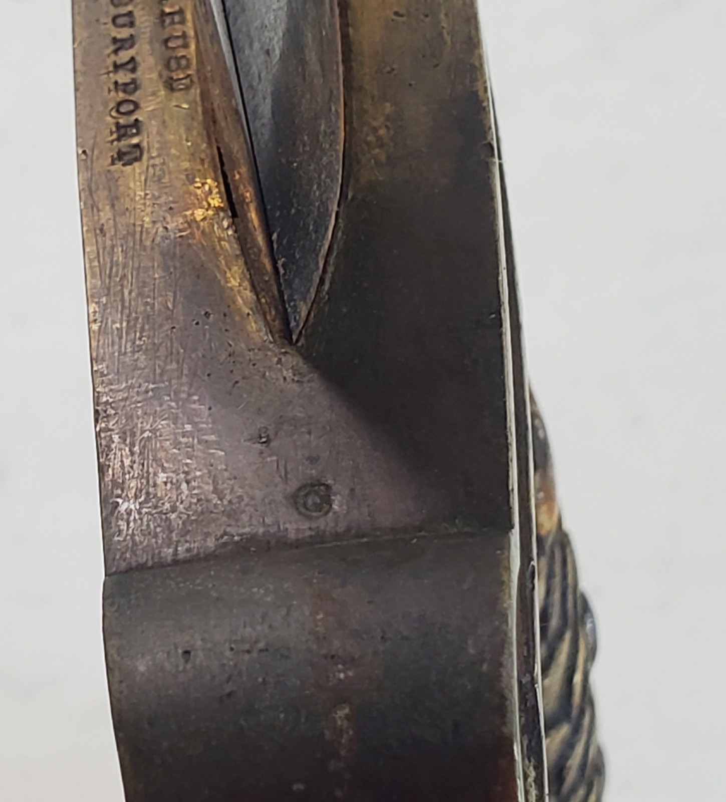 M1832 Foot Artillery Sword -- Dated 1833 -- Samuel Huse, Newburyport -- RARE