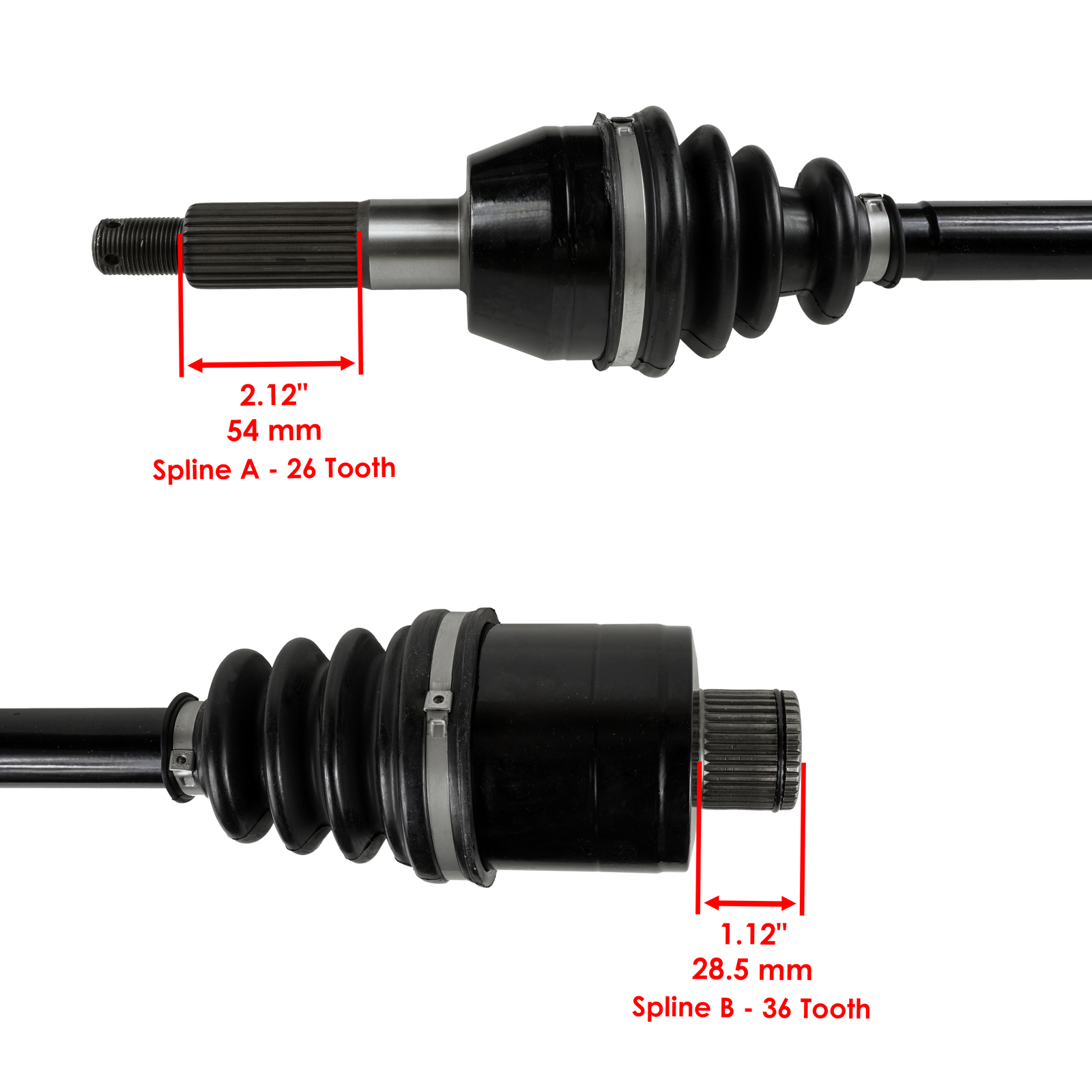 Rear Right And Left CV Joint Axles for Polaris Sportsman 800 EFI 2006-2014