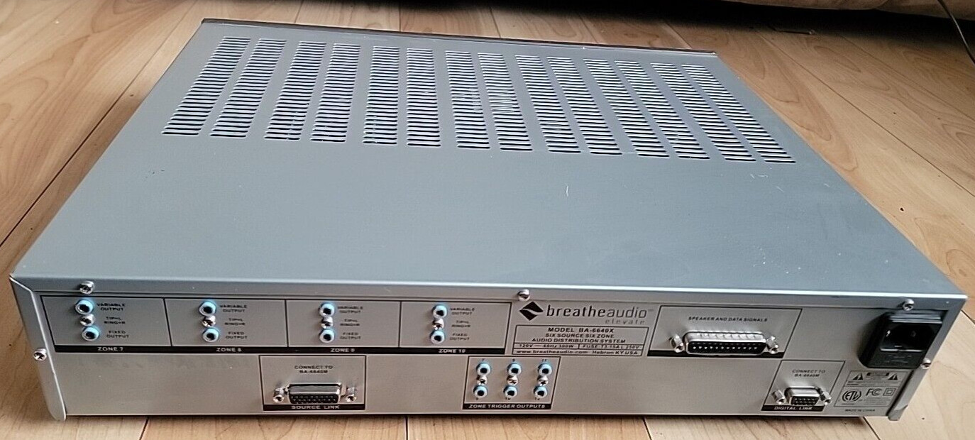 BreatheAudio Elevate BA-6640X Expander Whole Home Audio System - (READ)