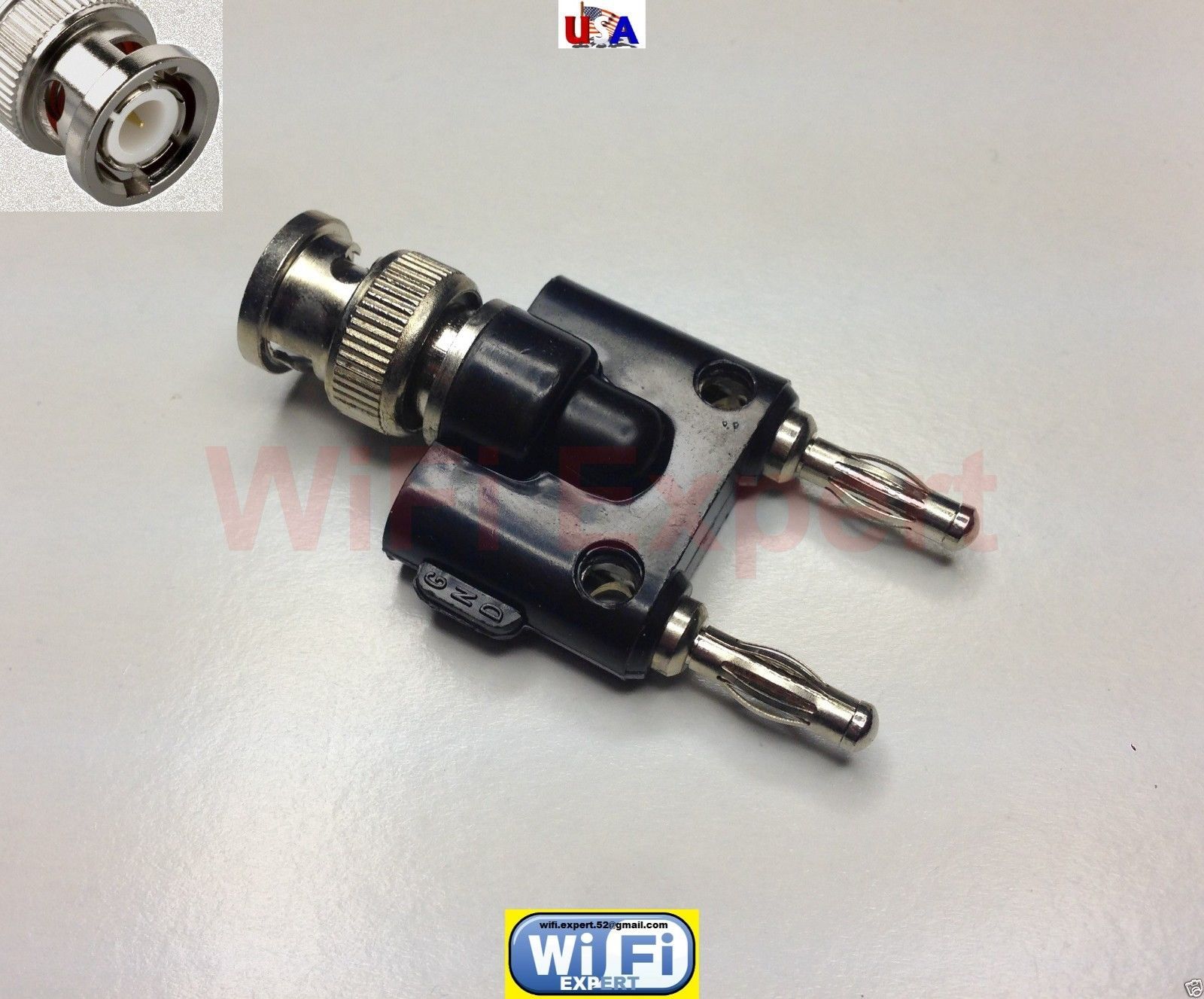 BNC Male Female To Banana Male Female RF Connector Coax Adapter Radio Antenna US