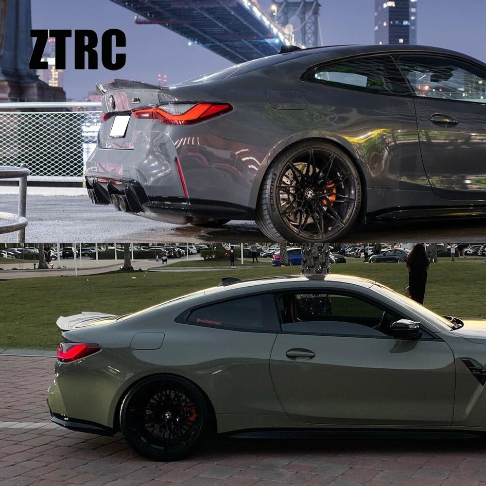 Carbon Fiber Trunk Wing Spoiler For BMW 4 series G22 430i M440i/M4 G82 2019-2024