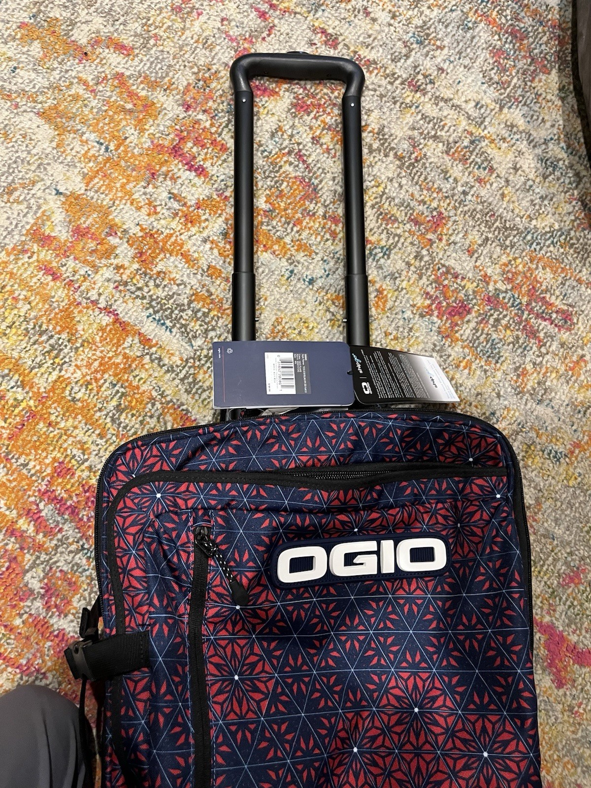 OGIO Official Partner, US Ski & Snowboard Team, 21" Rolling Carry On Duffle, NWT