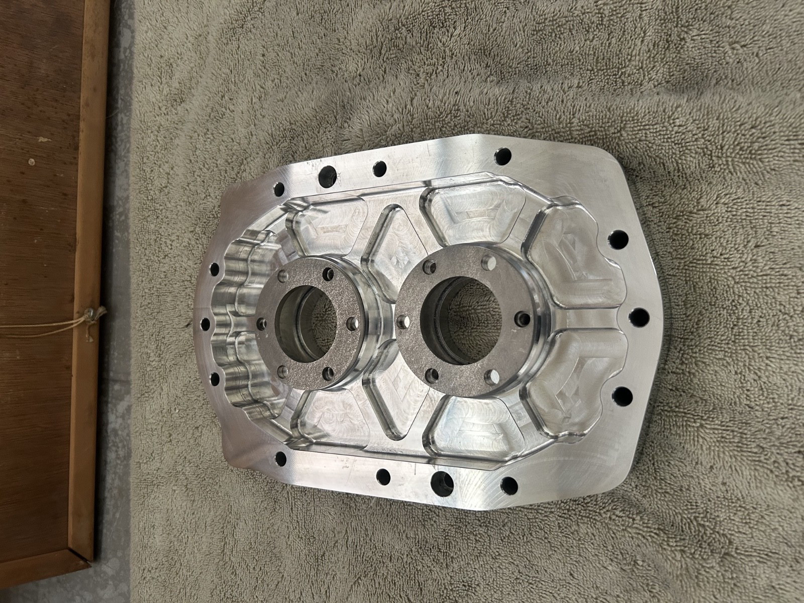 NU Mooneyham Blowers BILLET FRONT BEARING PLATE w retainers fits GMC and others