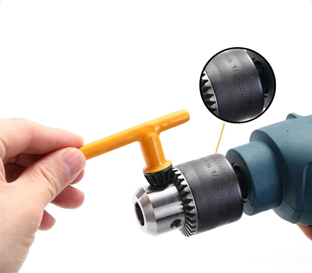 Drill Chuck Key Wrench 6 Sizes Drill Press Chuck Key Replacement Drill Clamp