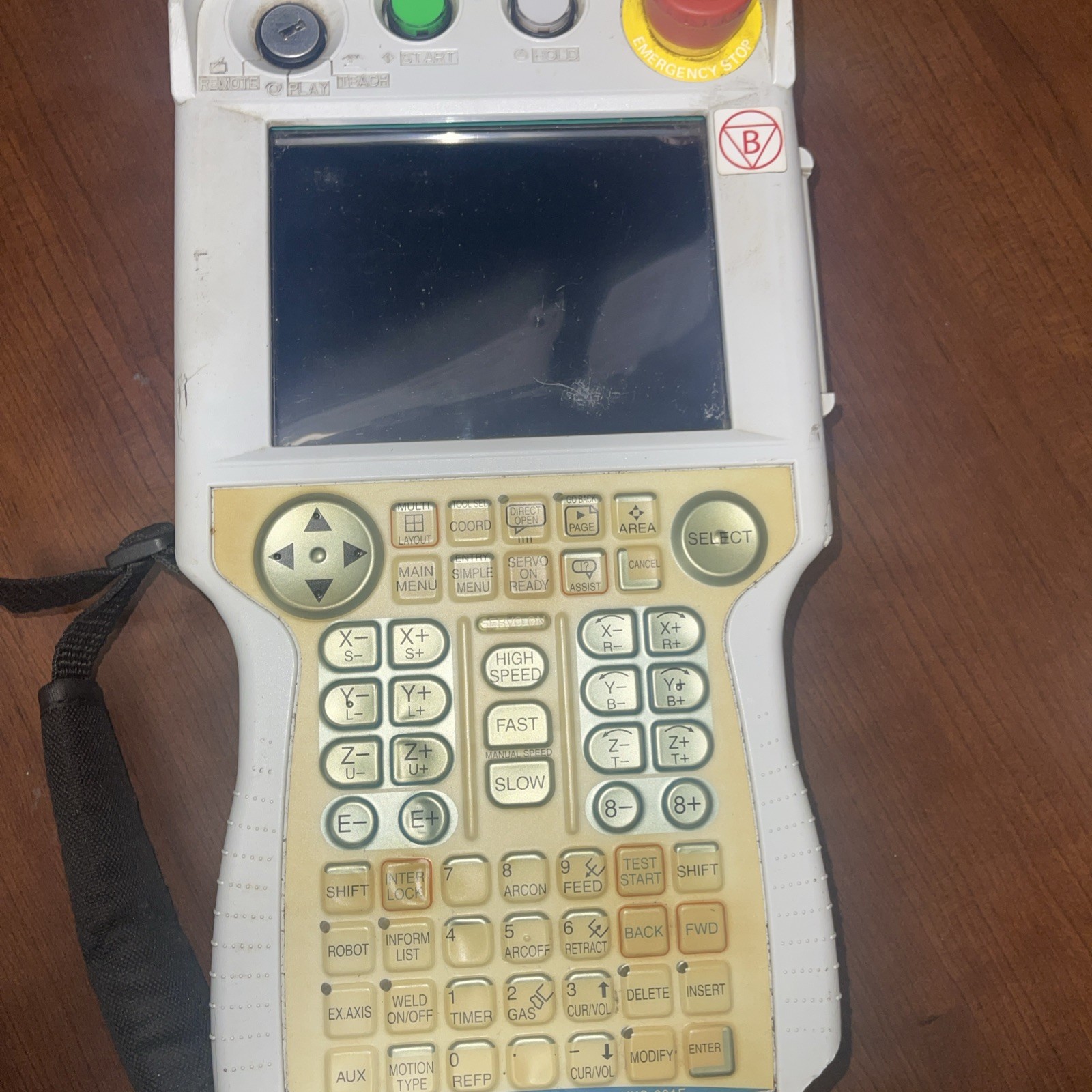 Yaskawa JZRCR-YPP01-1 Motoman YKS-001E Robot Control Teach Pendant