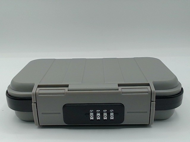 HUANLANG Portable Grey Safe Lock Box Waterproof Travel Combination Lock For Beac