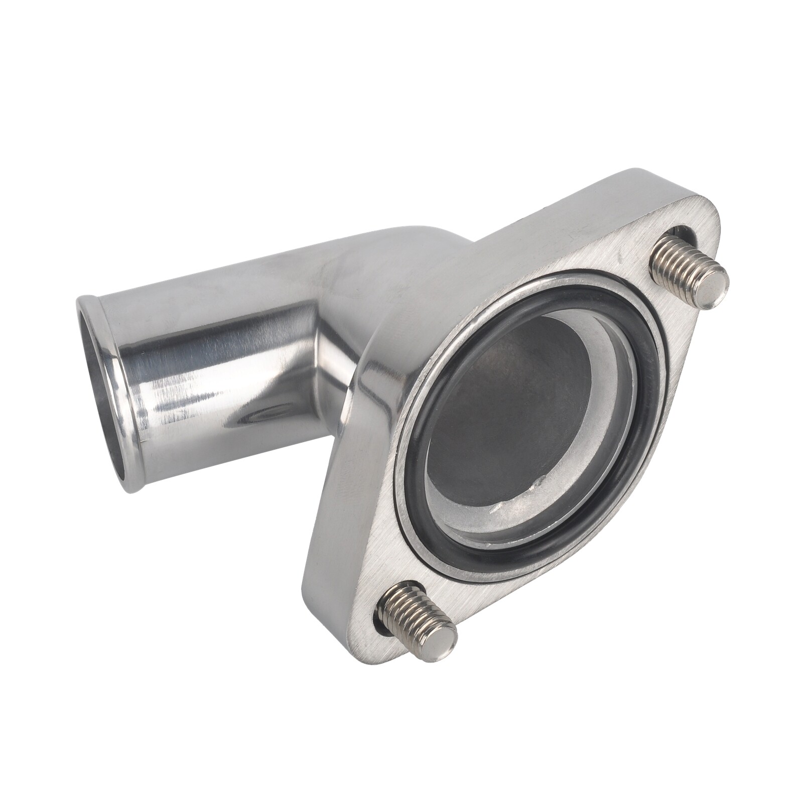 For SBC BBC Chevy 327 350 400 Polished 15° Swivel Water Neck Thermostat Housing