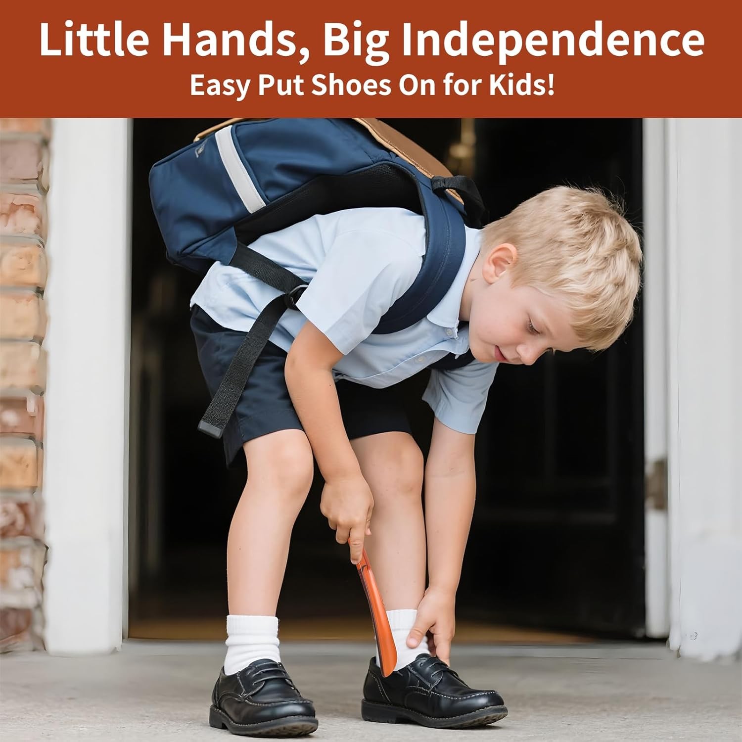 2Pcs Shoe Horns, 9.05 Inches High-toughness Plastic Horn with Hang...