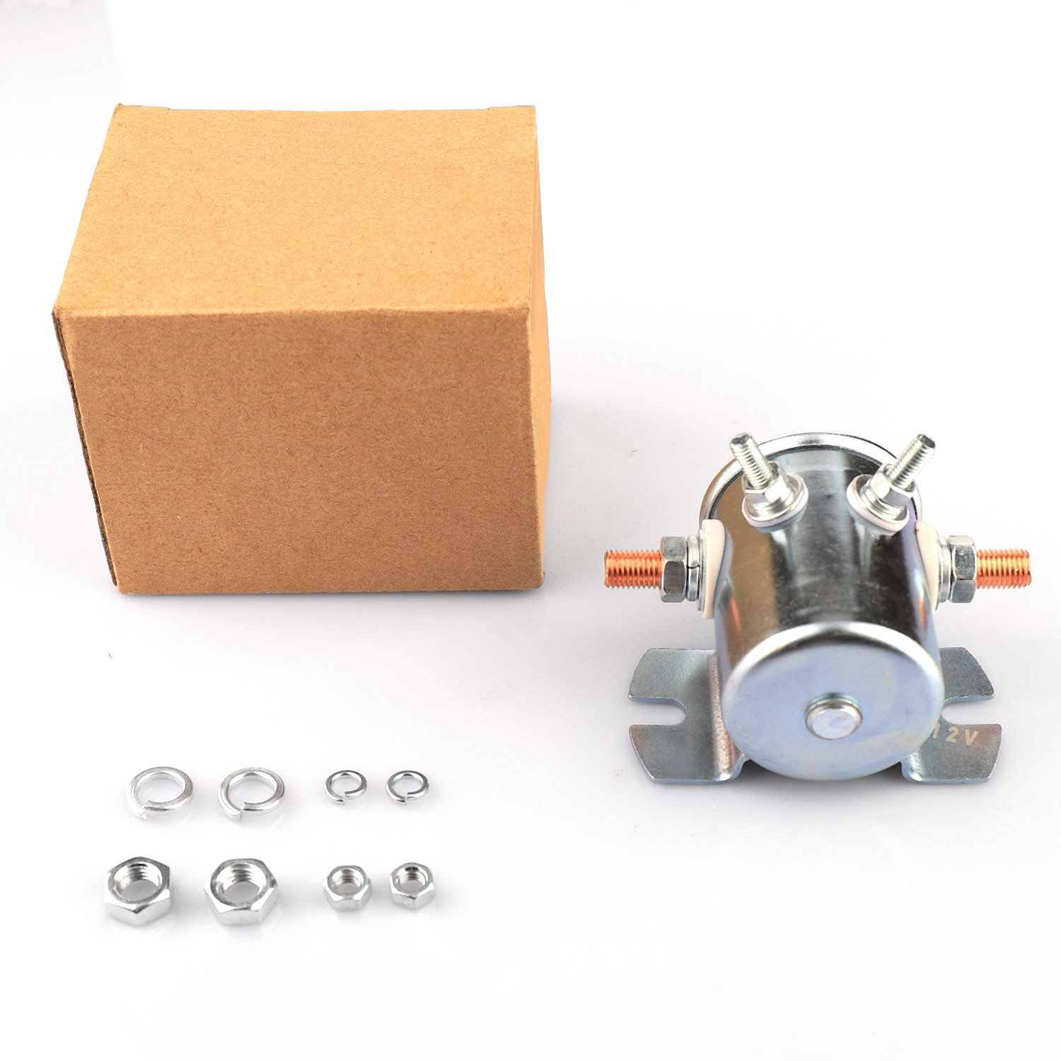 300A 12V Continuous Duty Solenoid Relay Fit For Golf Carts Winch Marine