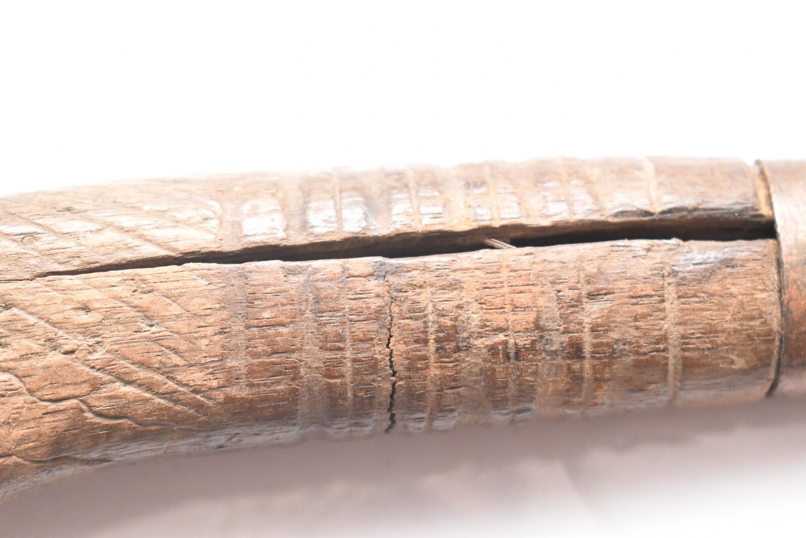 Northwest Coast Native American Inuit Seal Blubber Boat Hook FIGURAL ARTIFACT