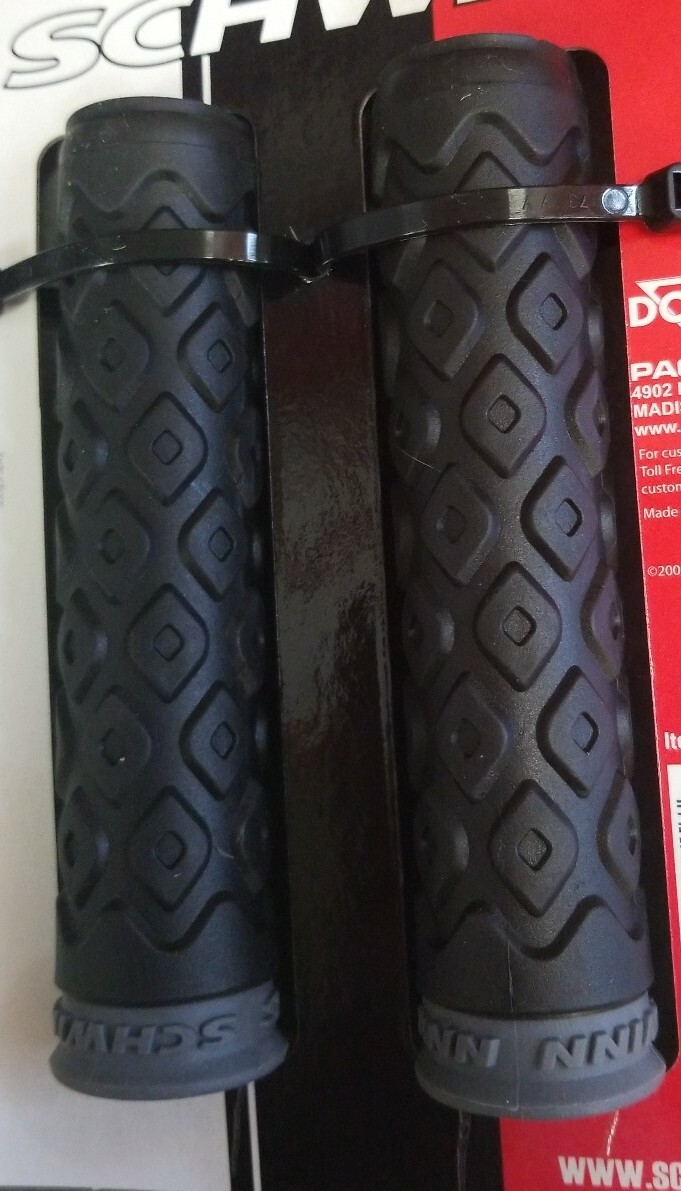 NEW Schwinn Gel Comfort Grips Bike Bicycle Handlebar Black Shock Absorbing