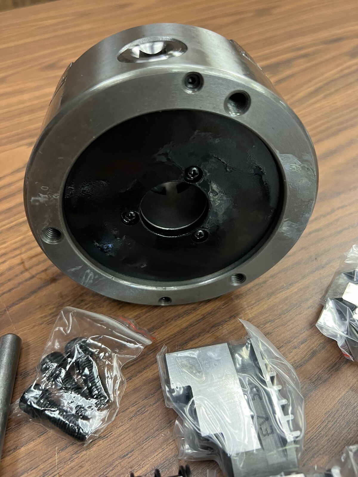 5” 4-JAW SELF-CENTERING LATHE CHUCKS with extra jaws, #0504-SF Free Ship USA