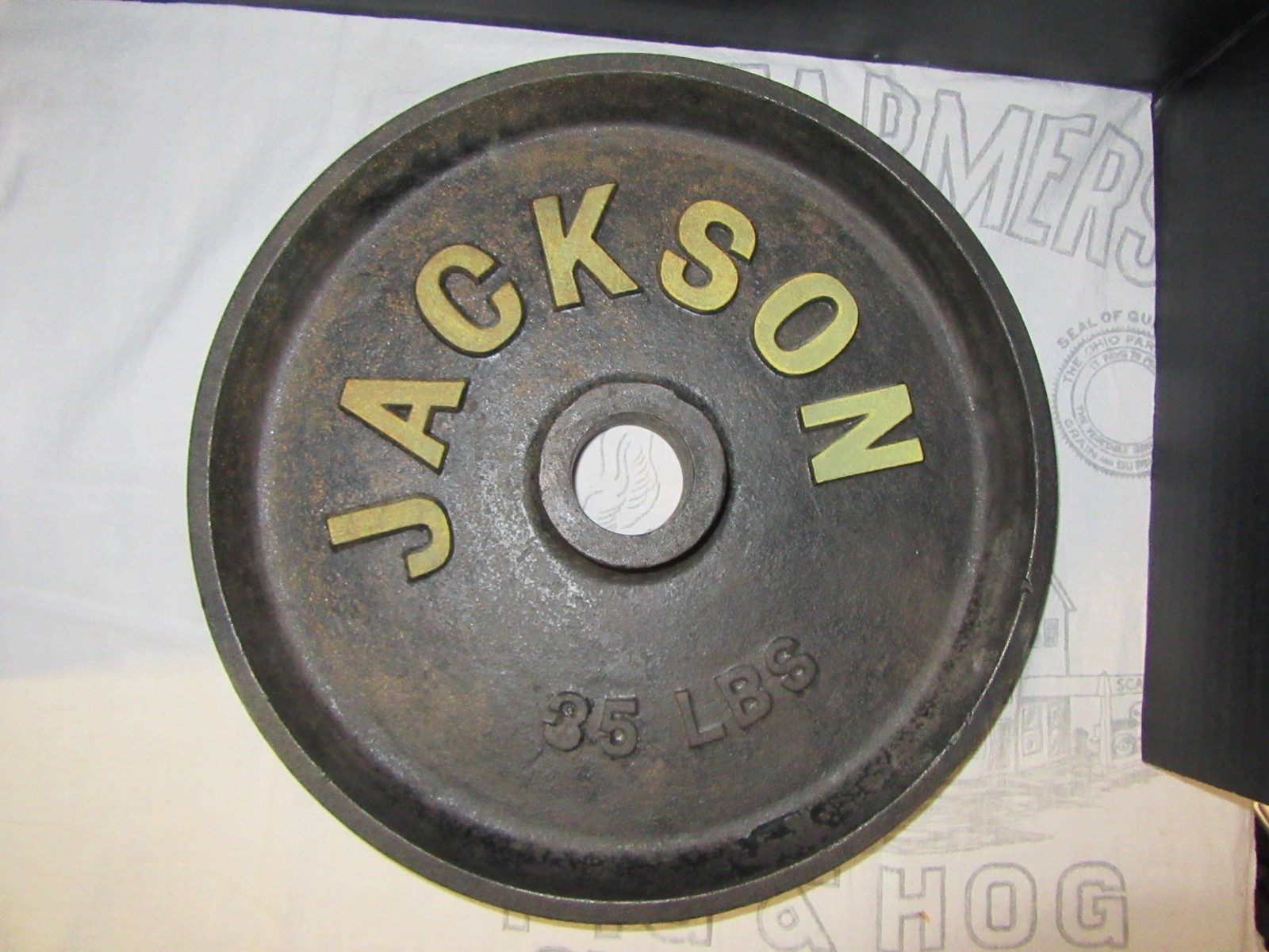 Vintage Jackson Olympic Deep Dish 1st Generation 35# Plate