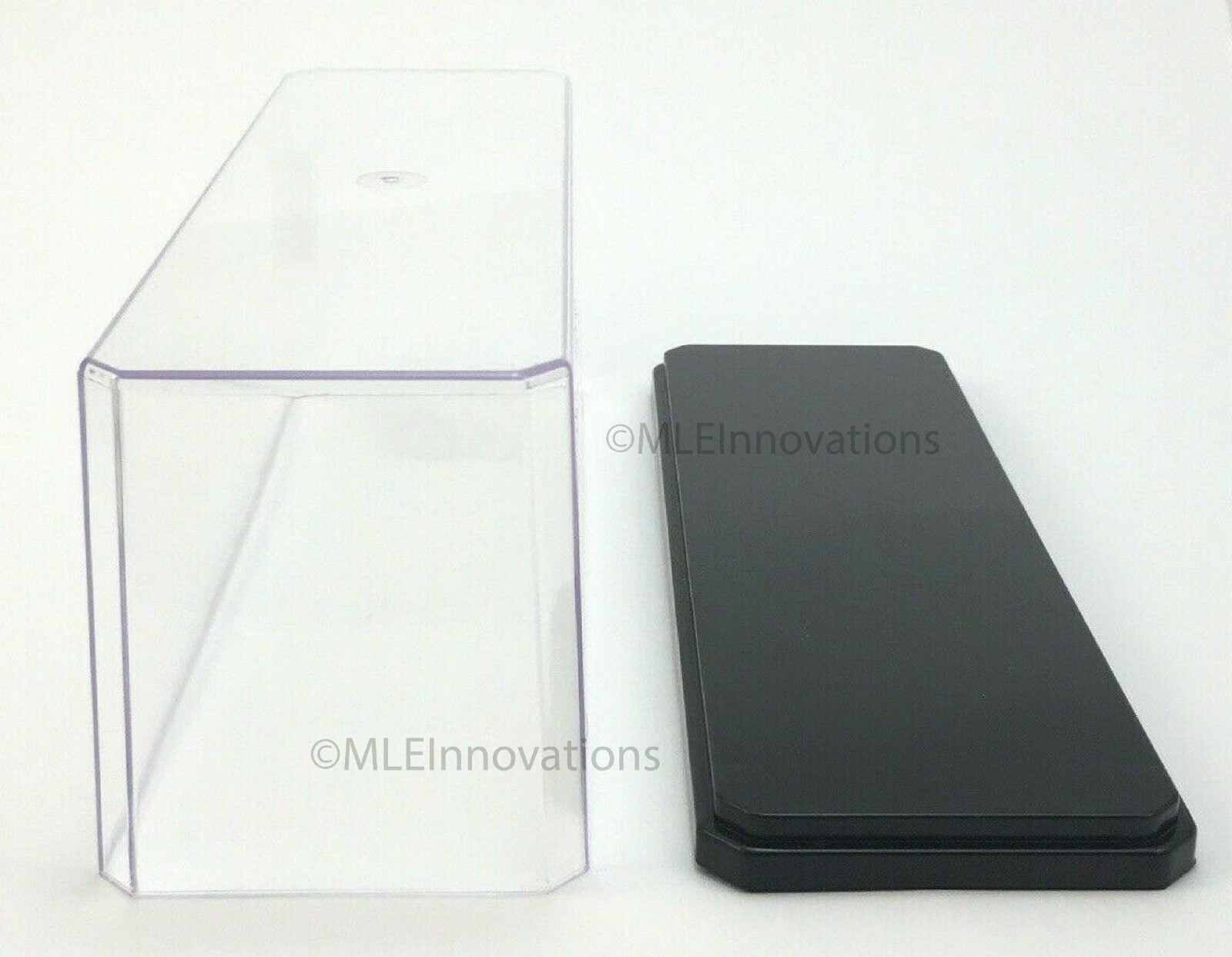 Acrylic Model Toy Display Case Small Clear Plastic Box Dust Proof Wide 8" x 3"