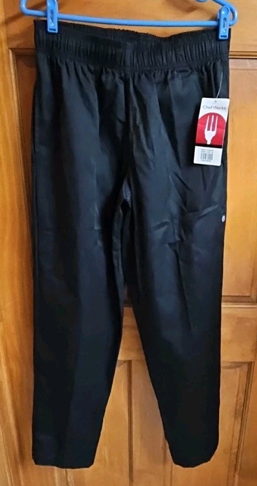 Chef Works - NBBP-000-M - Essential Baggy Chef Pants - Black - Size M