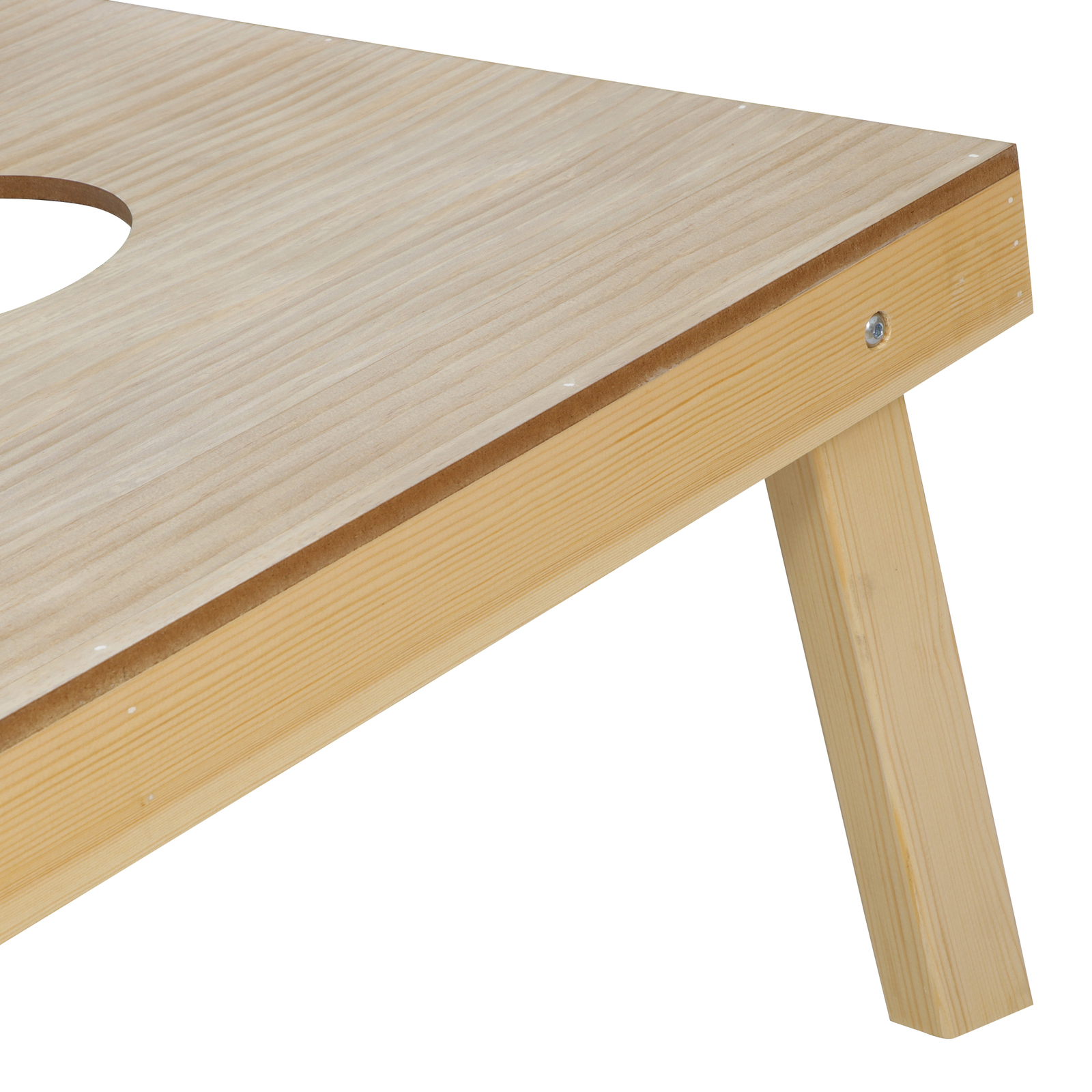 Cornhole Game Set 4x2FT Regulation Size Wood Cornhole Boards 8 Bean Bags w/ Case