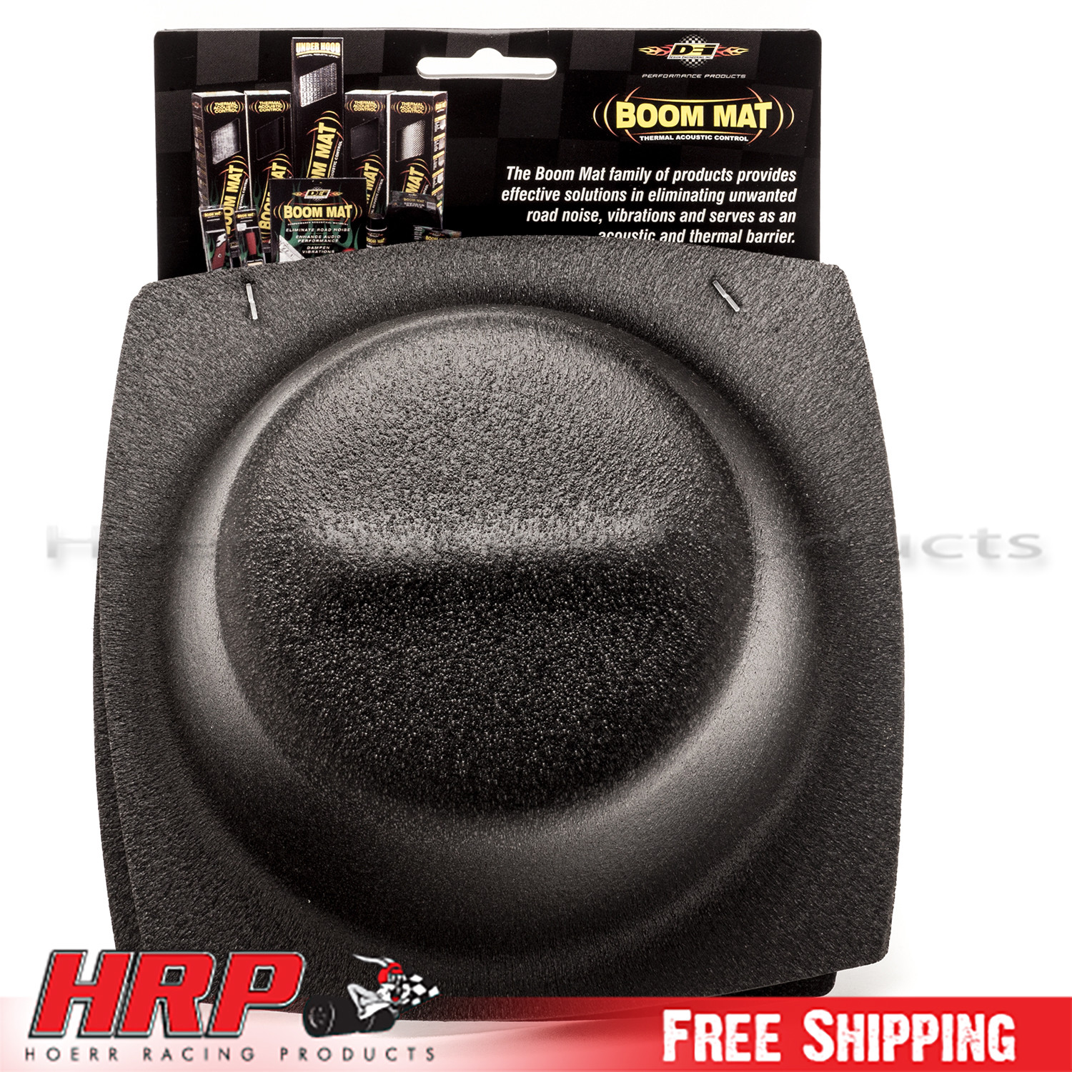 DEI 050330 Boom Mat Round Speaker Baffle 6.5" Pack of 2