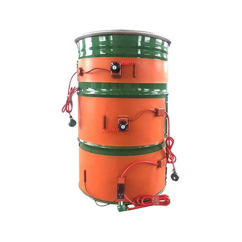 1 PC 53 Gal/200L 110V Temperature Control Oil Drum Heater Thick 250*1740*1.8mm