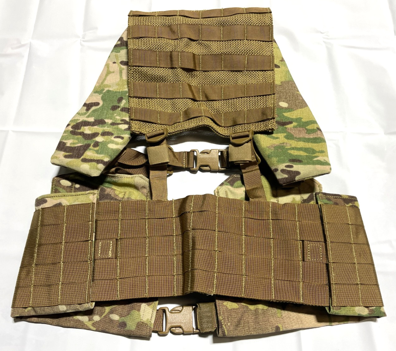US Army OCP Multicam DFLCS V2 Load Carrying Gear Vest - H Harness - LARGE - NEW