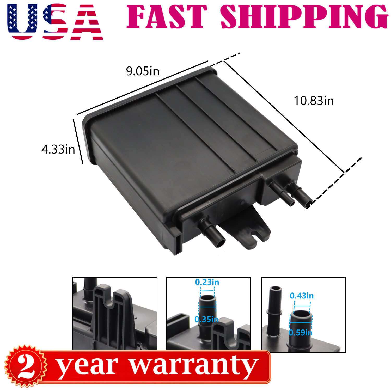 Evaporative Charcoal Canister 911-149 For 2004-2016 Chevrolet Tahoe GMC Yukon