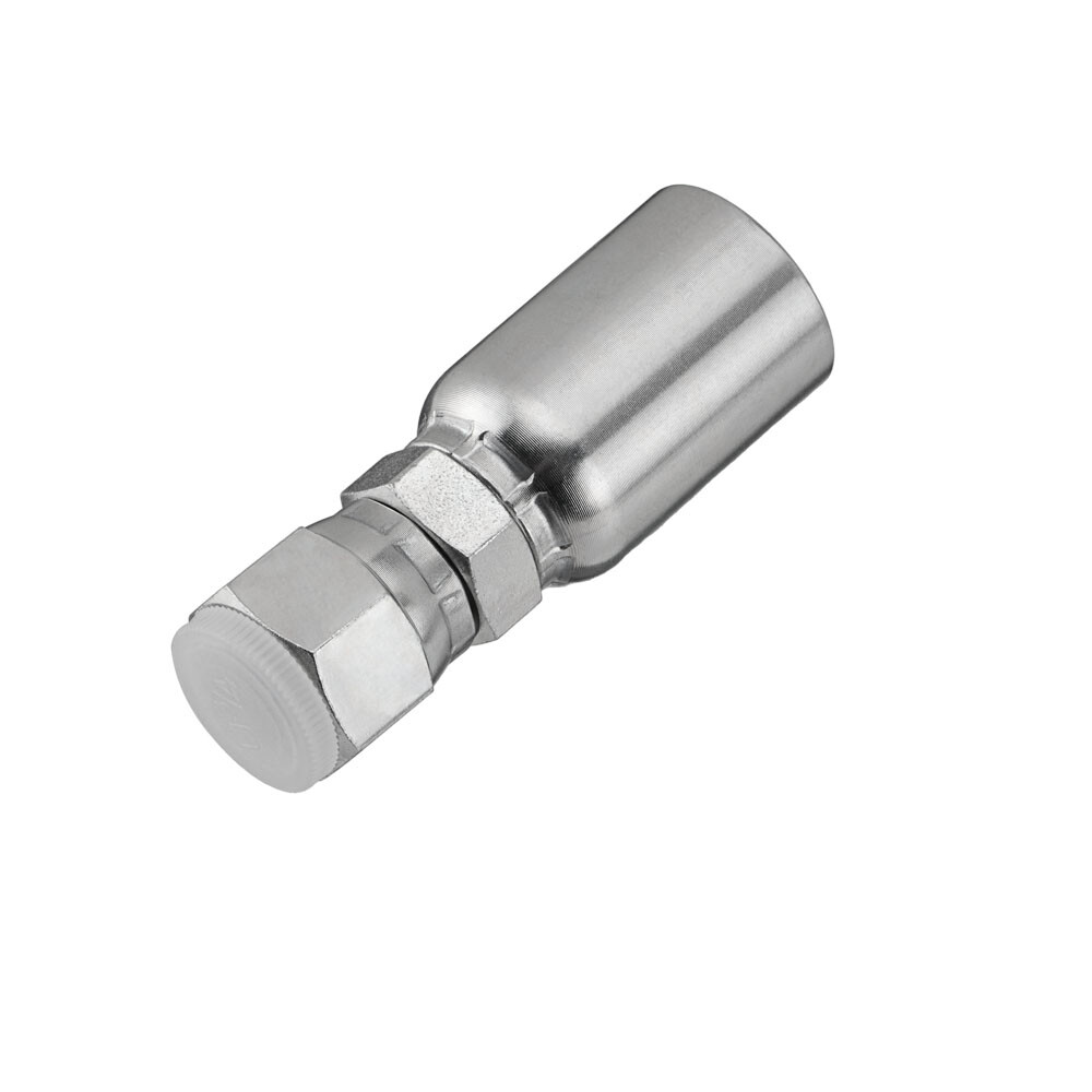 12 Pack 1/2" Hose x 1/2" JIC 37° Female Hydraulic Hose End Swivel Crimp Fitting