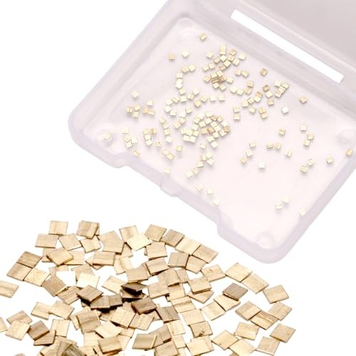 3 Gram Silver Solder for Jewelry Making, 1.5x1.5mm Low Temp Precut Silver