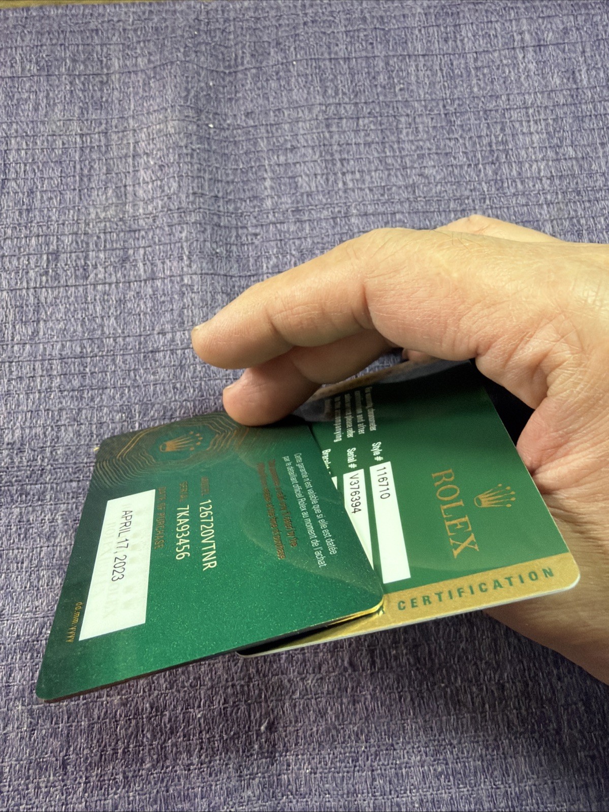 Rolex GMT-Master 116710;126720 Certificate Guarantee Warranty.2 For $498❗️