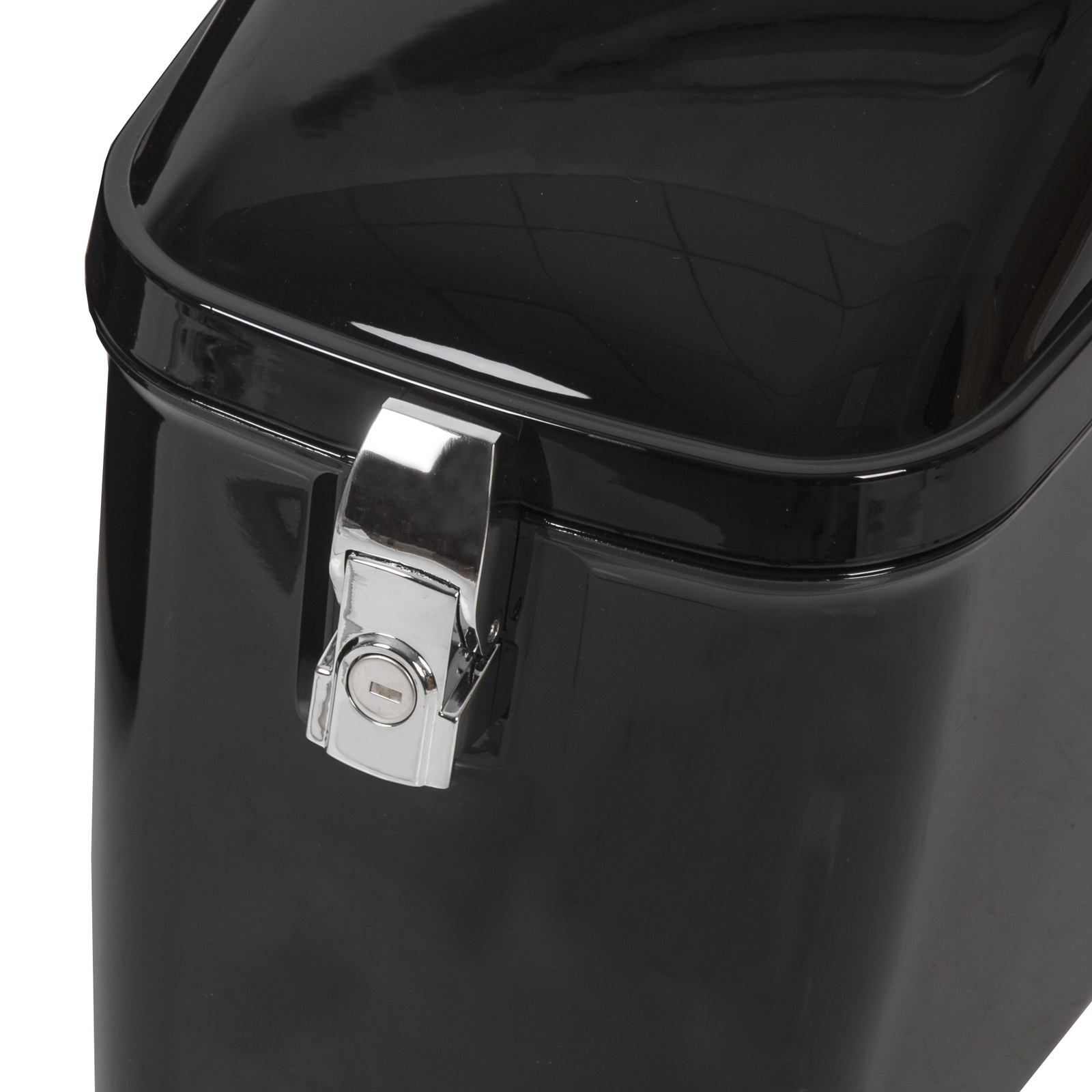 Motorcycle Panniers Hard Side Saddle Bag Saddlebag For Harley Honda Shadow