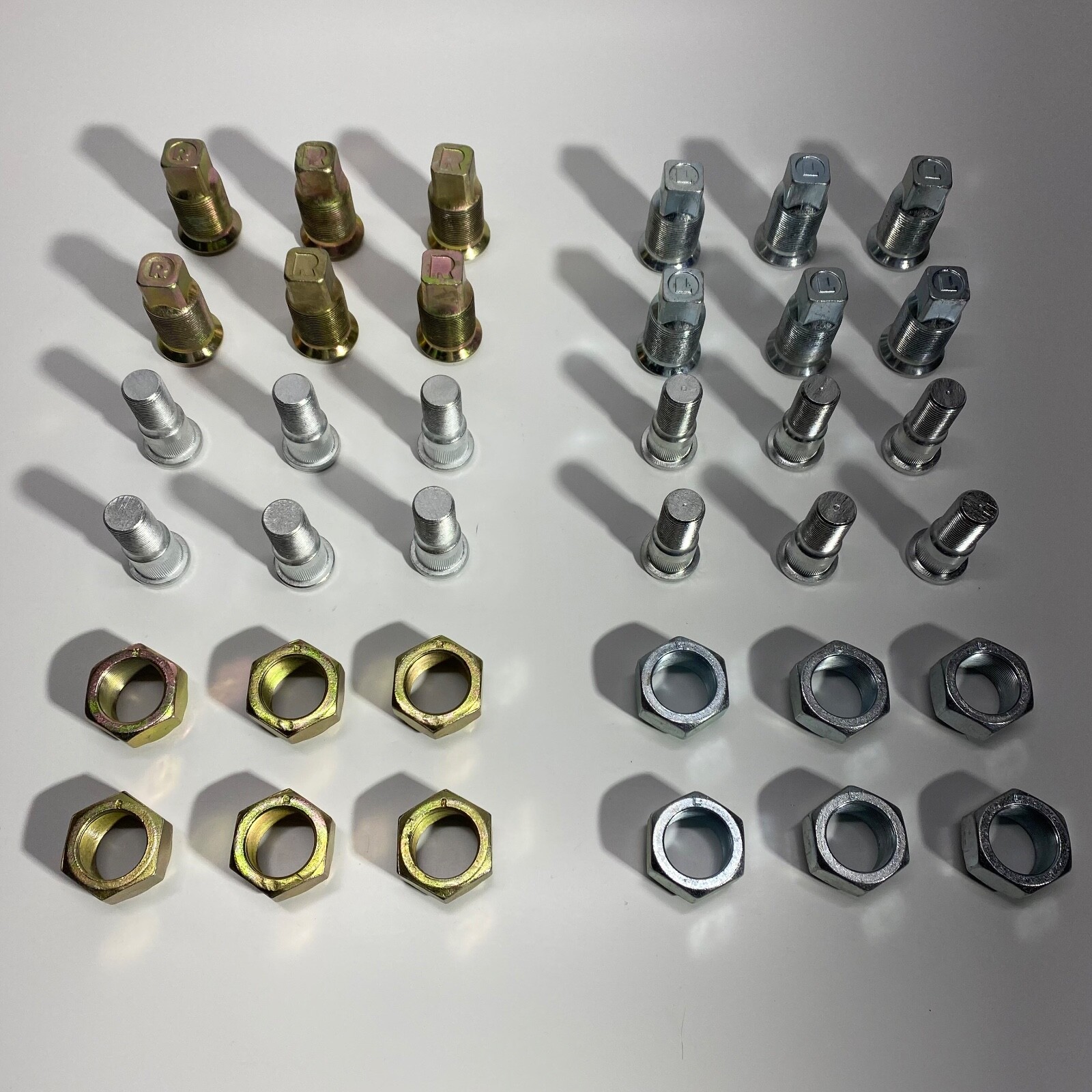 Wheel Nut + Stud Kit Rear Left Right 12Pcs ISUZU NPR NQR NPR-HD NRR 8971476142