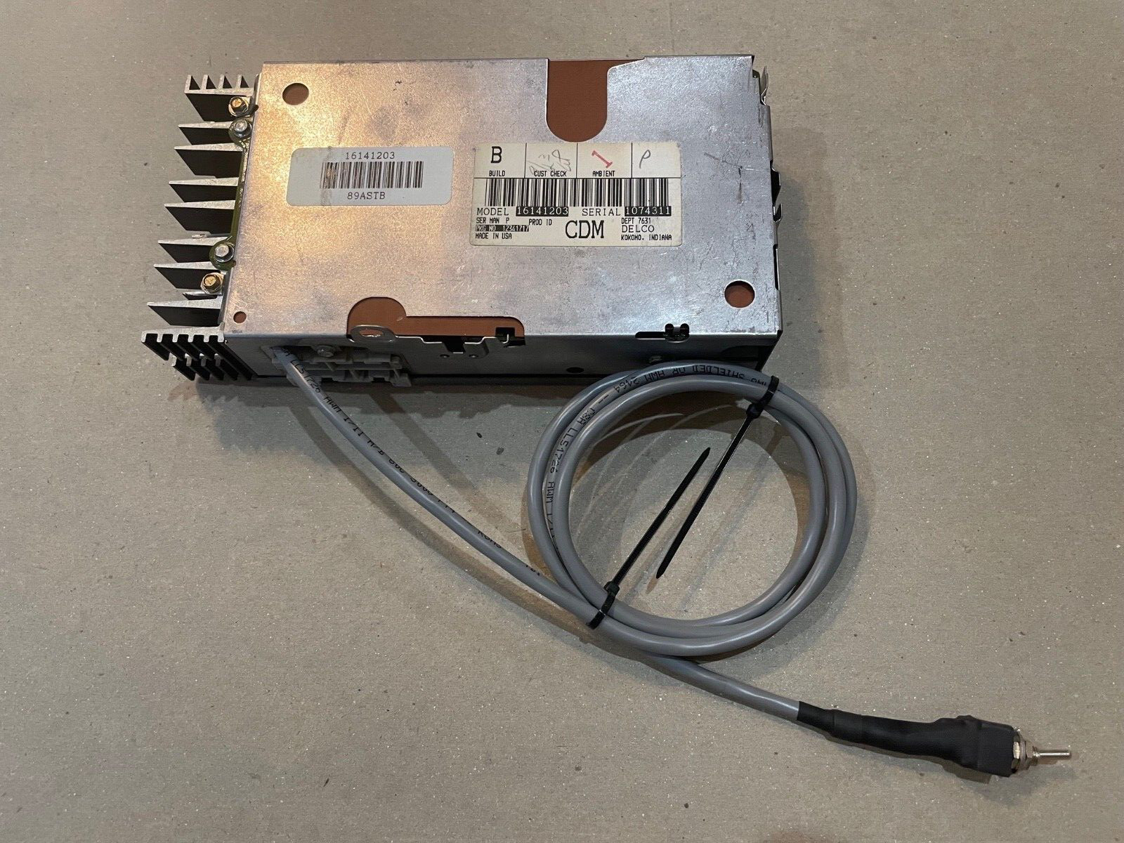 CHEVY-GMC 88-94 TRUCK RADIO BASS-TREBLE RECEIVER BLUETOOTH GM DELCO CDM AMP BOX