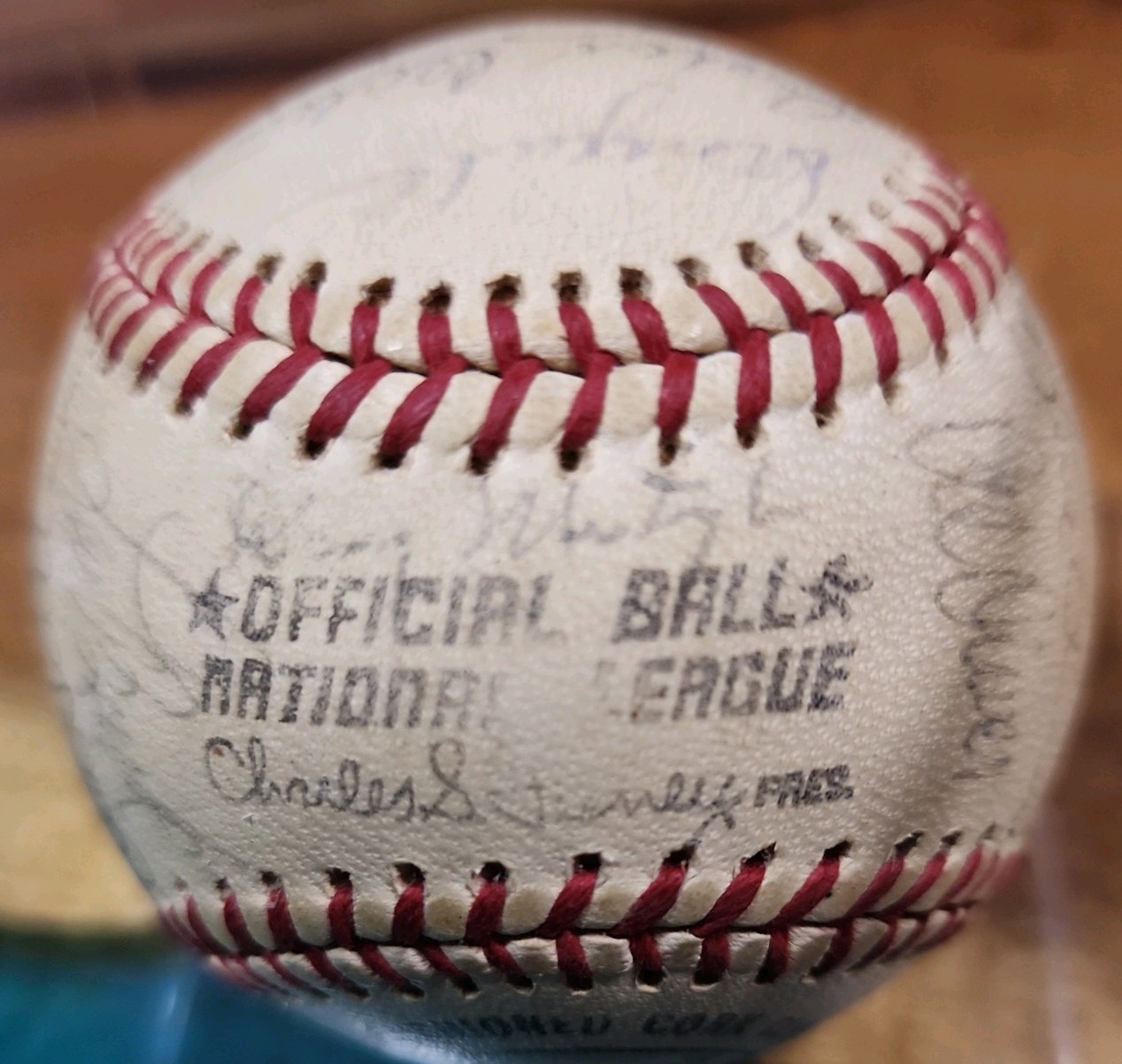 ⚾️1972 All-Star Team Signed Baseball! Clemente/Mays Sweet Spot! Hank Aaron*JSA⚾️