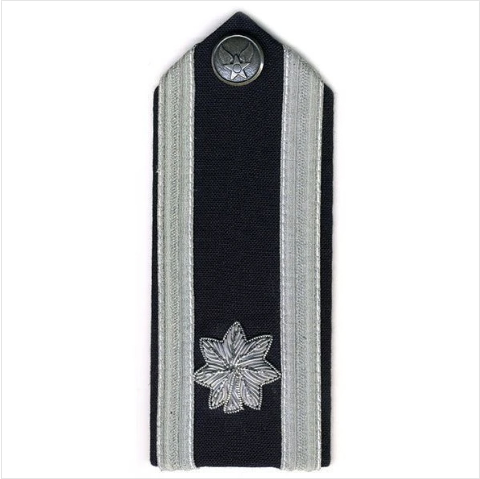 GENUINE U.S. AIR FORCE MESS DRESS SHOULDER BOARD: LIEUTENANT COLONEL