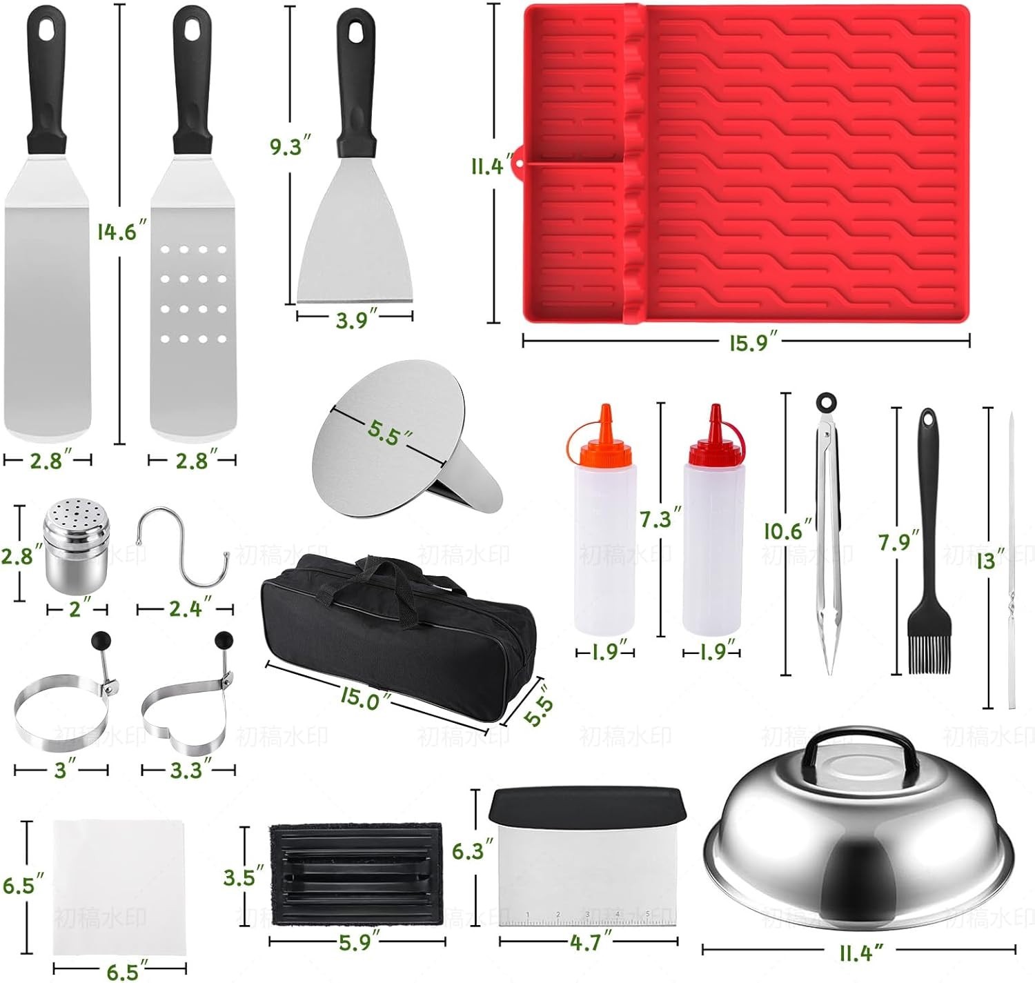 38pcs Blackstone Griddle Accessories Kit