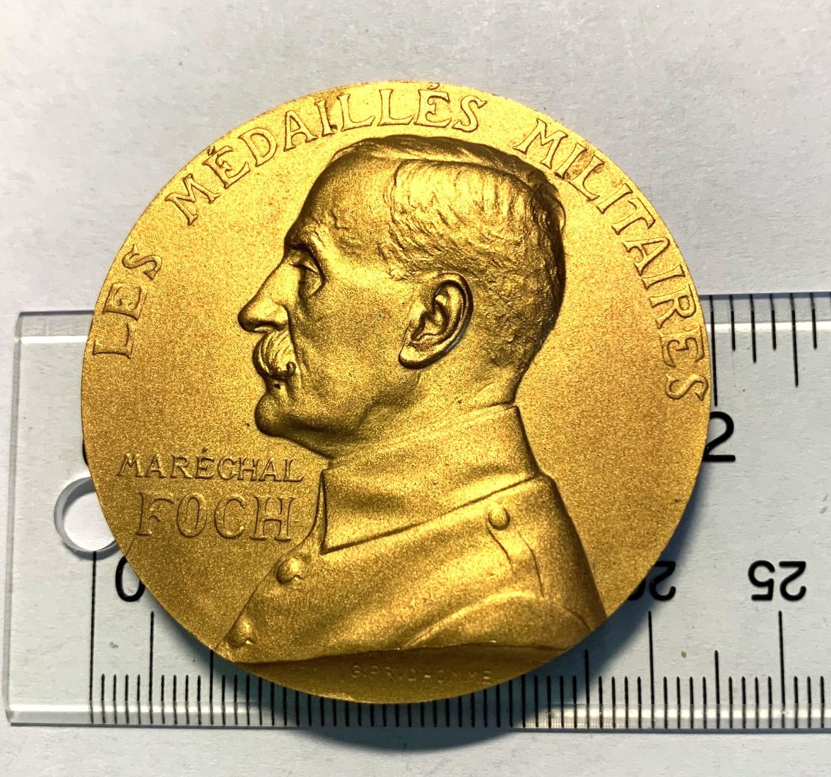 French Commemorative Medal Marshal Ferdinand Foch,
